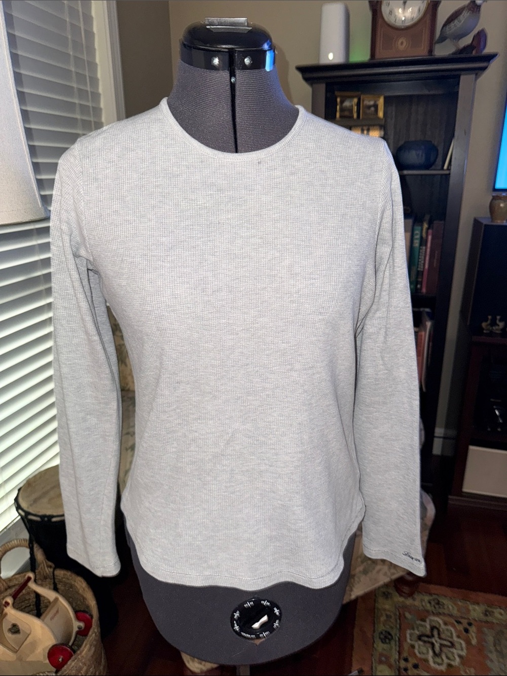 Lauren Ralph Lauren Men's Light Gray Crewneck Sweater